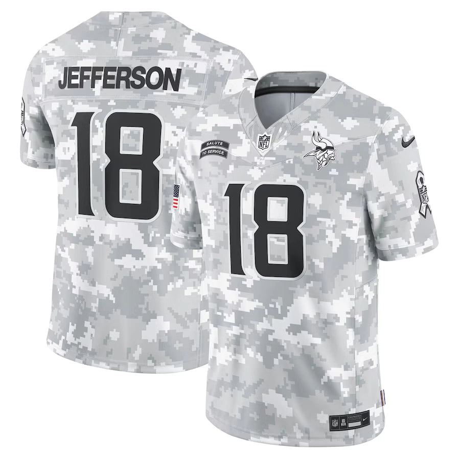 Camisa NFL Minnesota Vikings Vapor F.U.S.E. Limited Jersey Salute To Service 2024