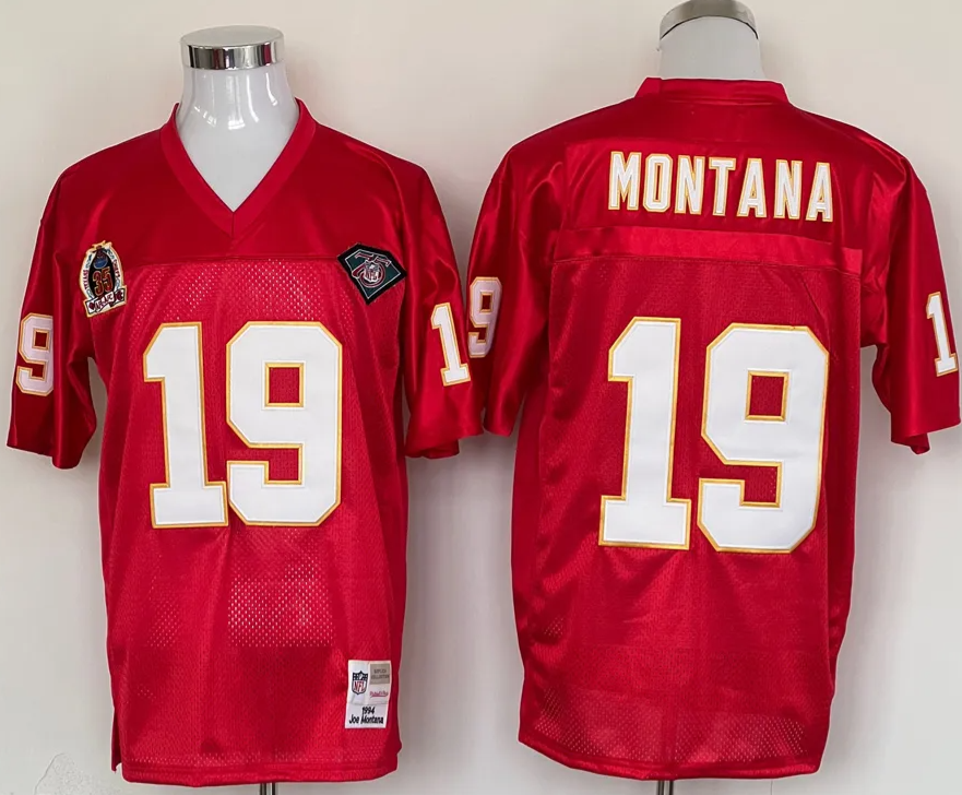 Jersey Kansas City Chiefs Mitchell & Ness Throwback Vermelha