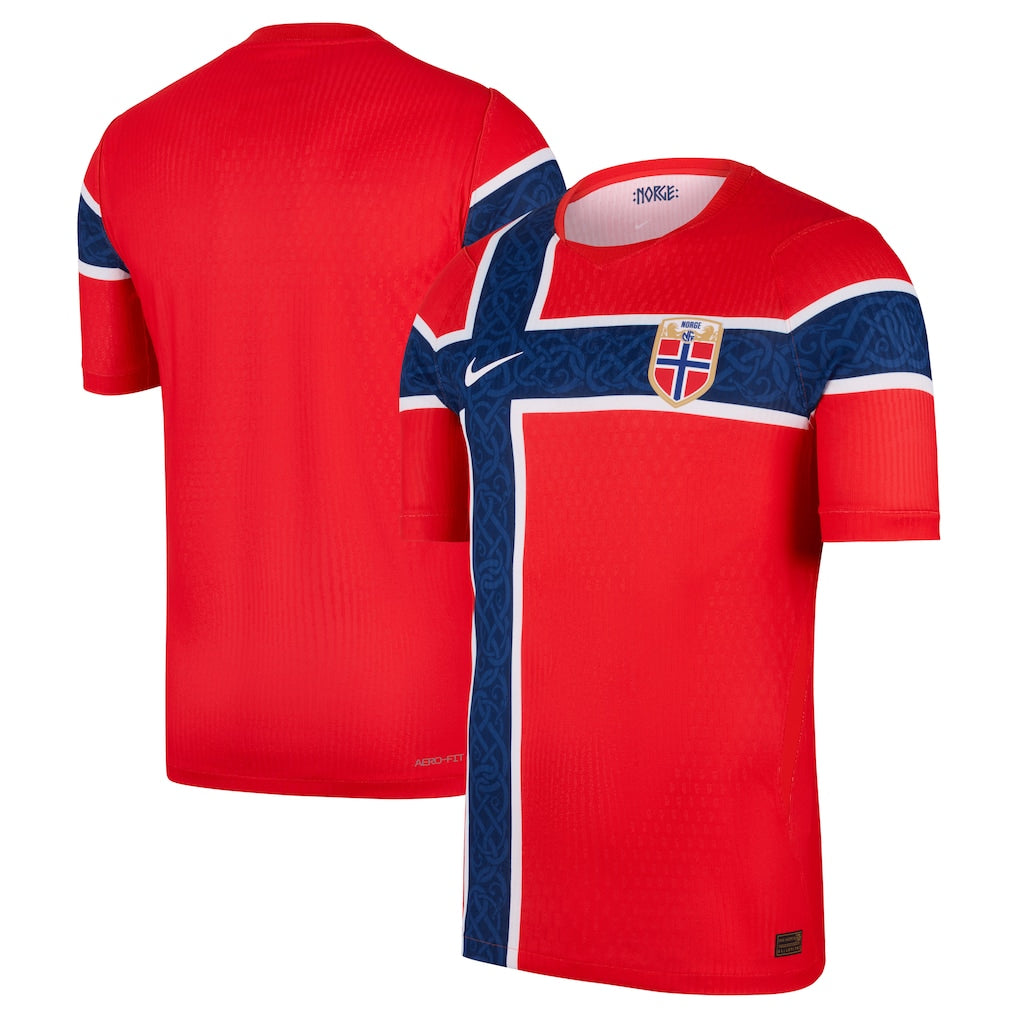 Jersey Seleção Noruega 2026 Jogador Masculina - Vermelha