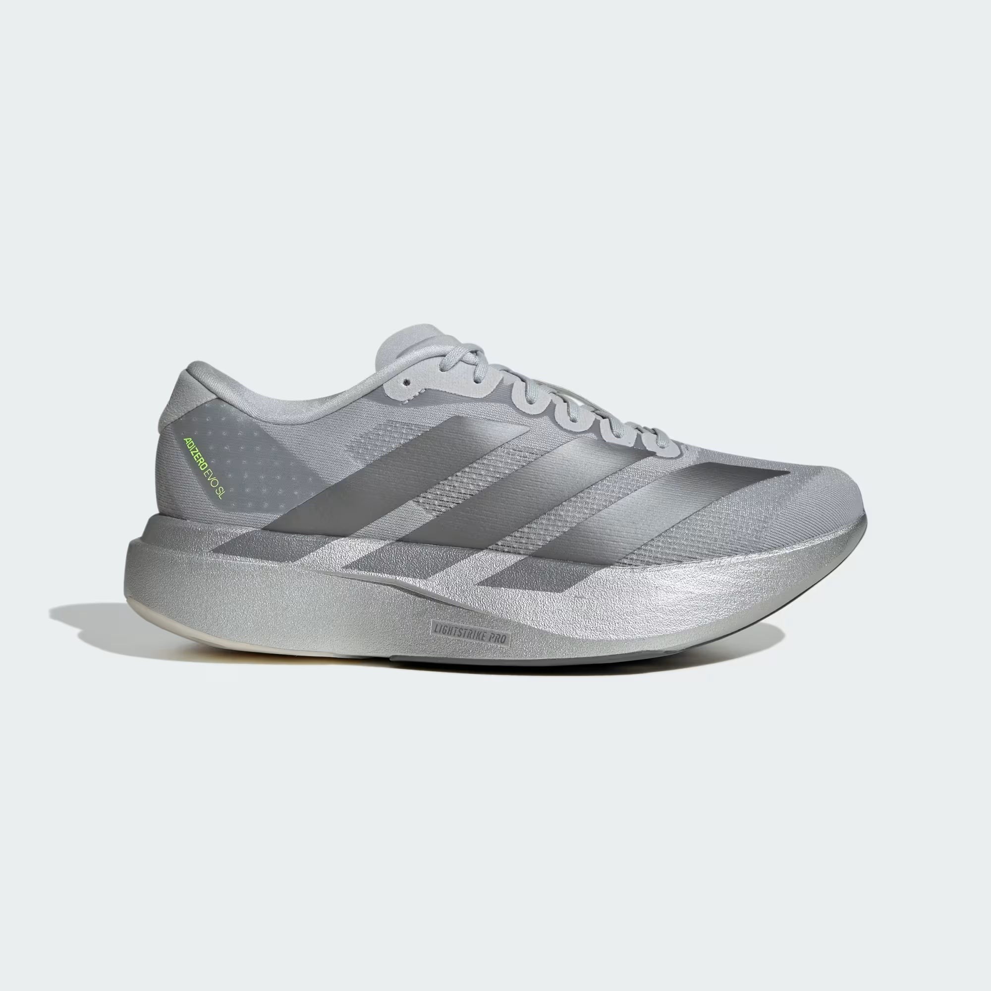 tenis adizero evo sl silver metallic