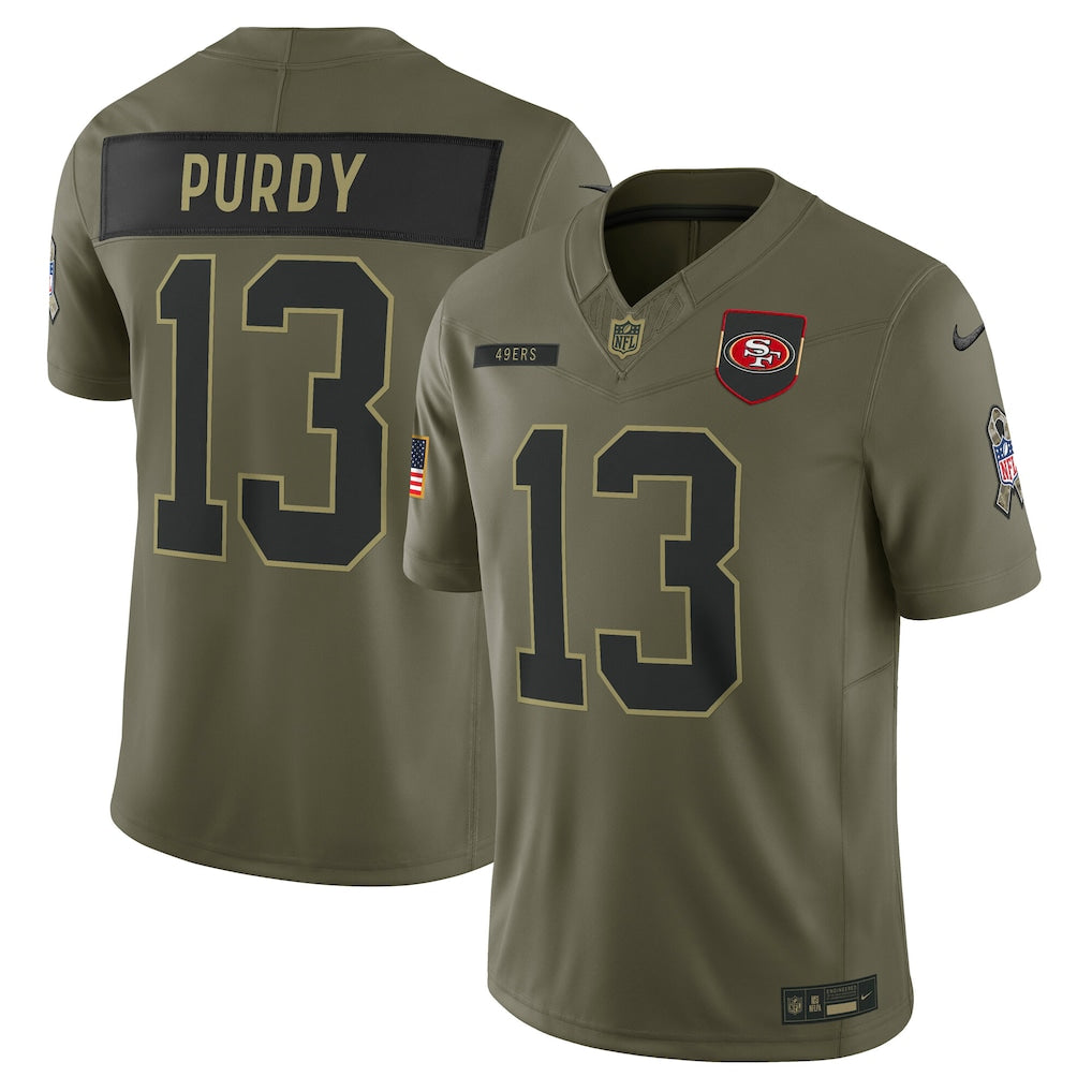 Camisa NFL San Francisco 49ers Vapor F.U.S.E. Limited Jersey Salute To Service 2025