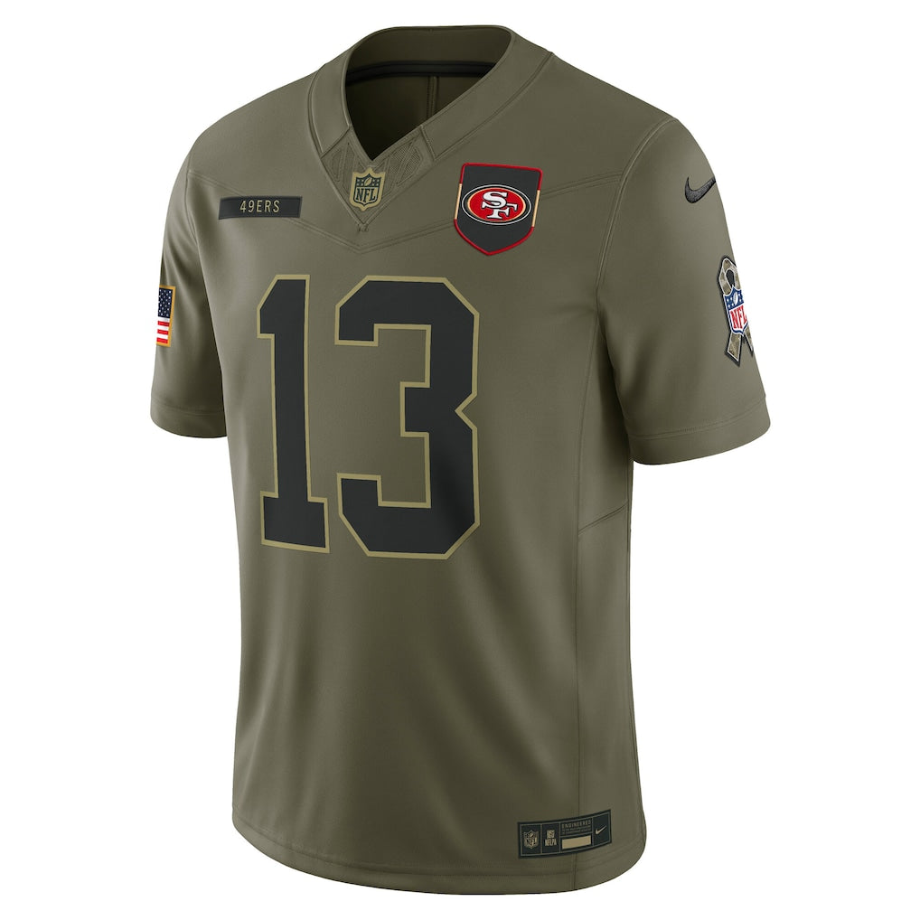 Camisa NFL San Francisco 49ers Vapor F.U.S.E. Limited Jersey Salute To Service 2025