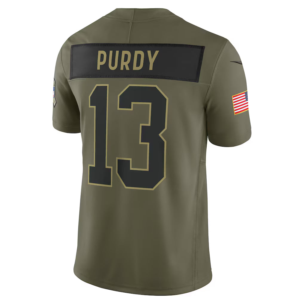 Camisa NFL San Francisco 49ers Vapor F.U.S.E. Limited Jersey Salute To Service 2025