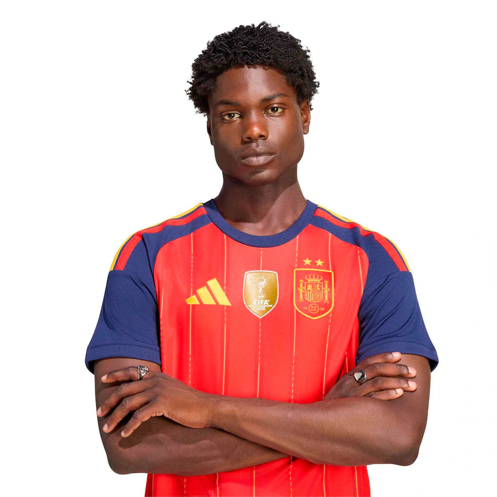 Jersey Seleção Espanha 2026 CAMPEÃ Torcedor Masculina - Vermelha