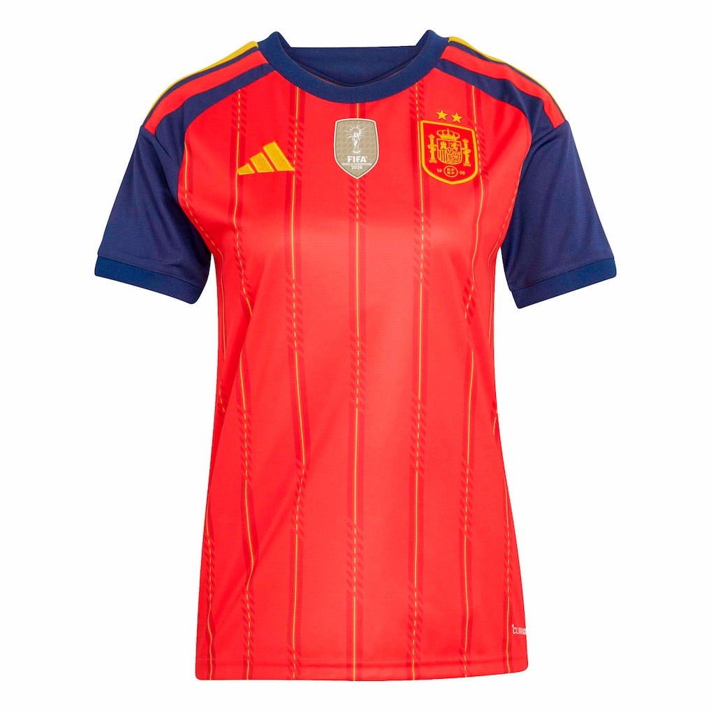 Jersey Seleção Espanha 2026 CAMPEÃ Torcedora Feminina - Vermelha