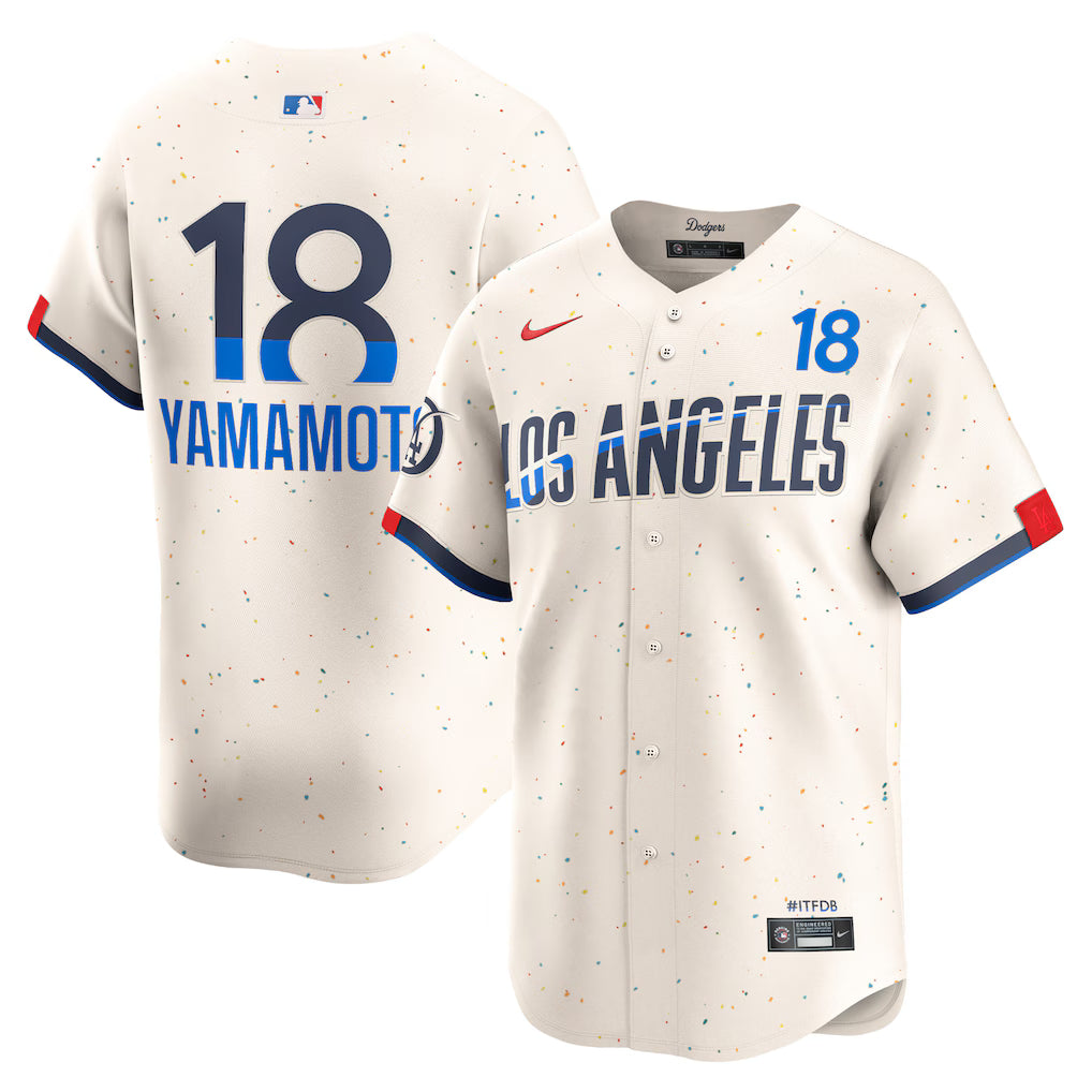 Camisa MLB Los Angeles Dodgers Jersey City Connect 2024
