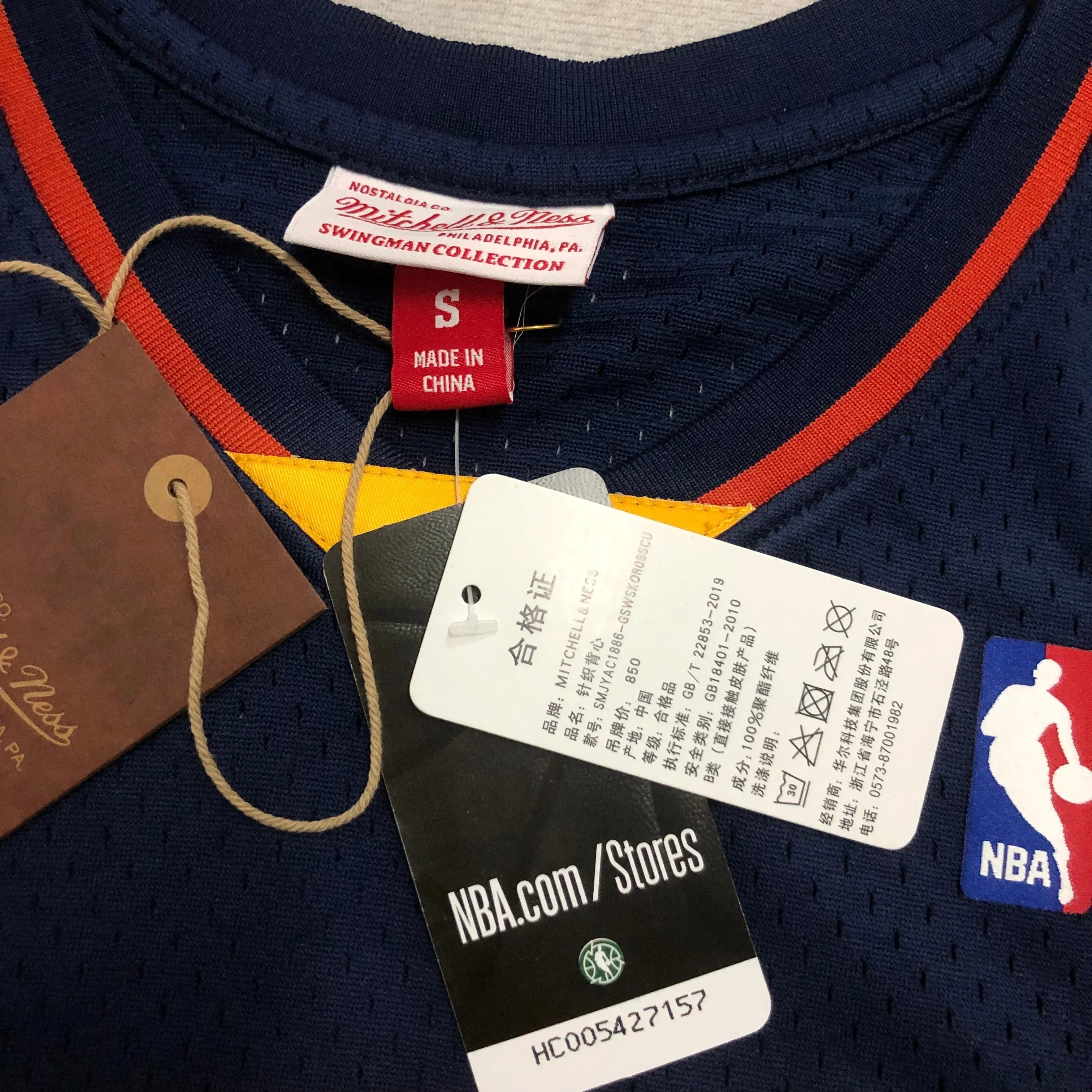 Regata Swingman Golden State Warriors Mitchell & Ness Azul Hardwood Classics 2009/10 - OGJERSEYSHOP