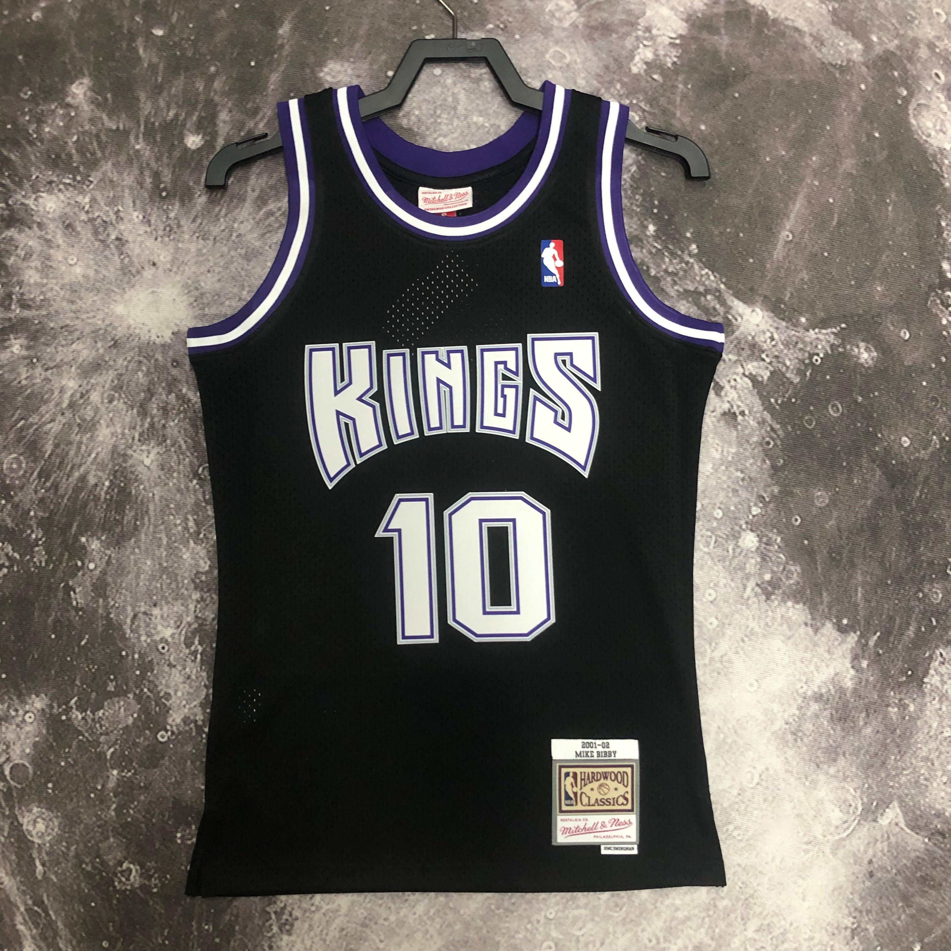 Regata Swingman Sacramento Kings Mitchell & Ness Hardwood Classics 2001/02 Preta - OGJERSEYSHOP