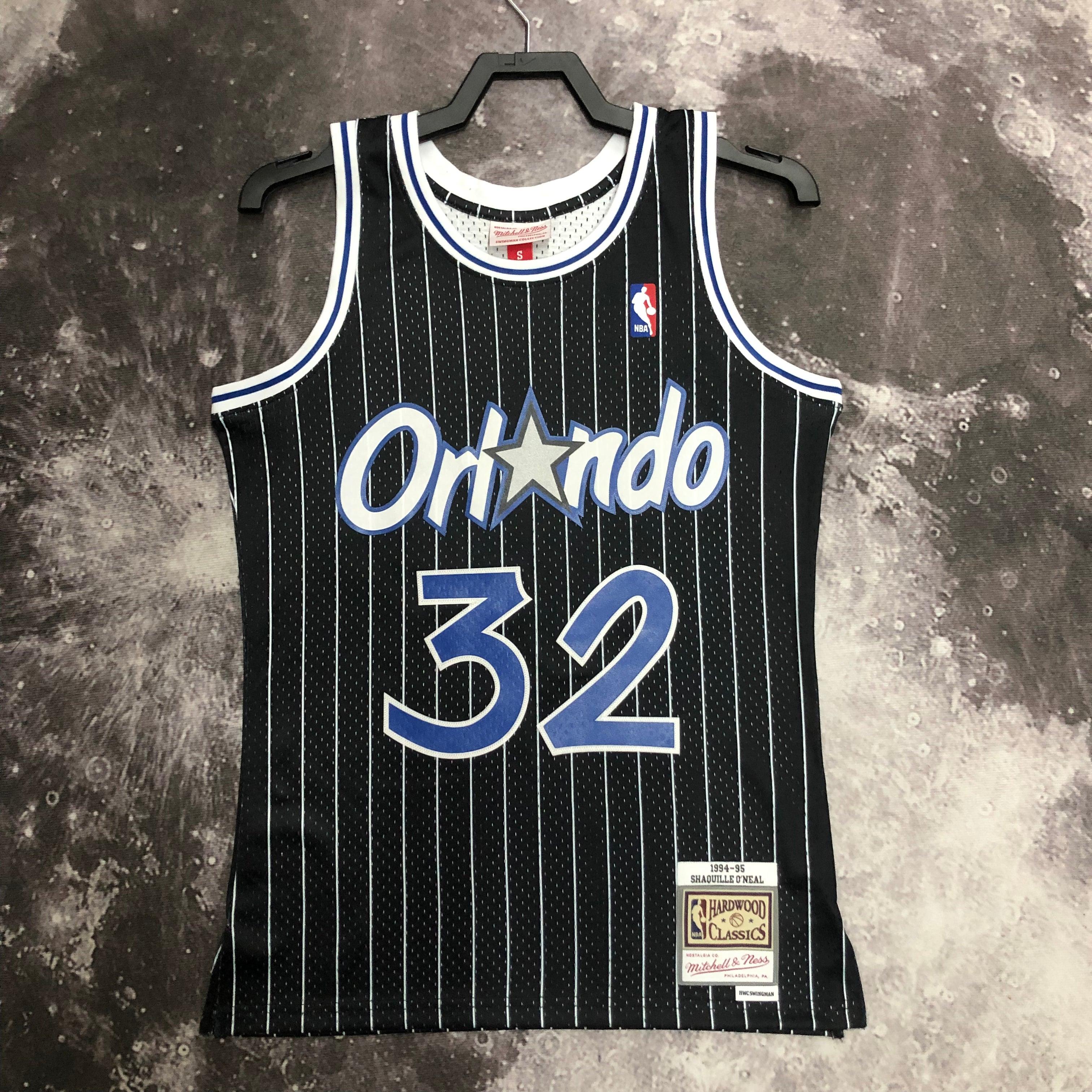 Regata Swingman Orlando Magic Mitchell & Ness Hardwood Classics 1994/95 Preta - OGJERSEYSHOP