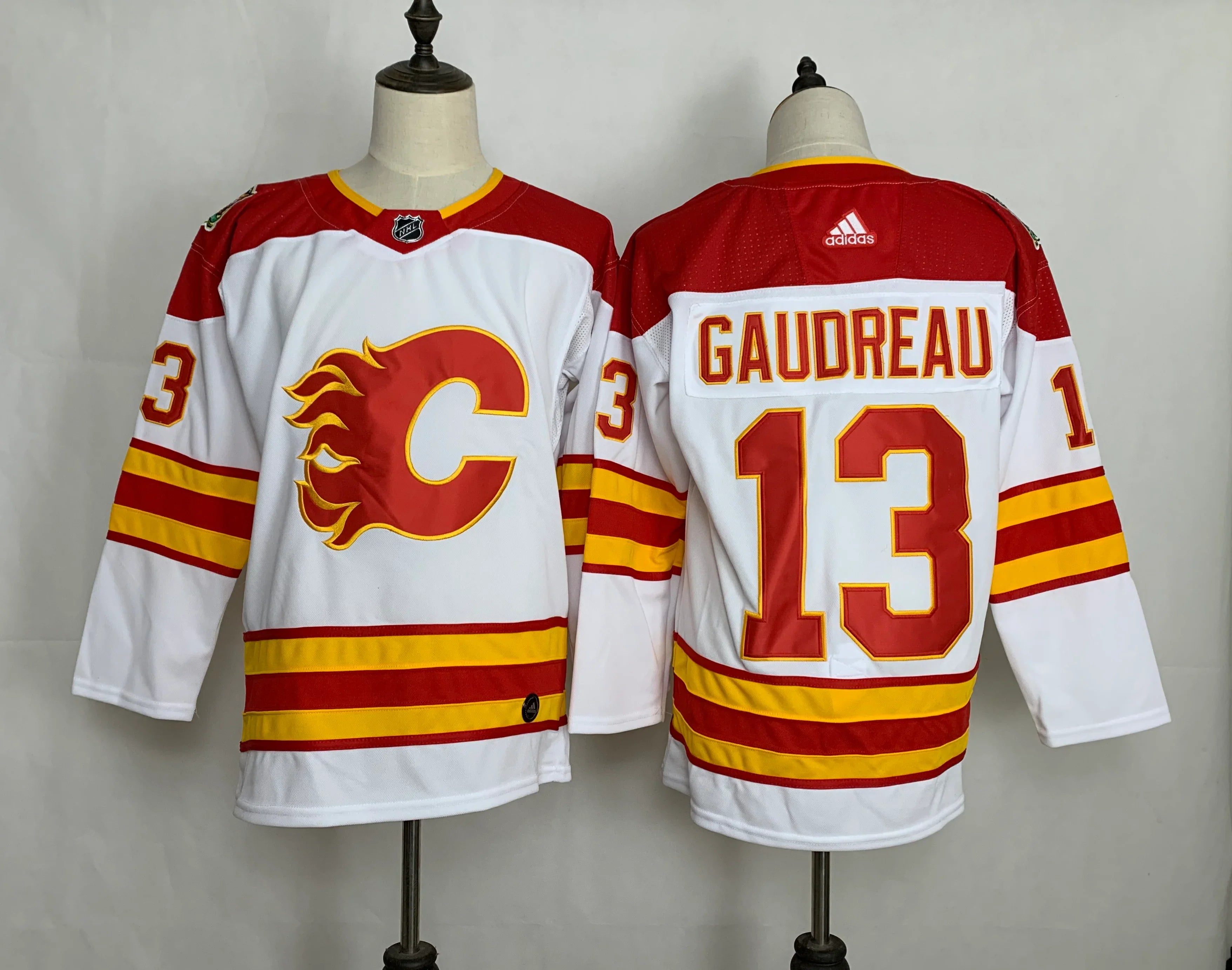 Jersey Calgary Flames Branca - OGJERSEYSHOP