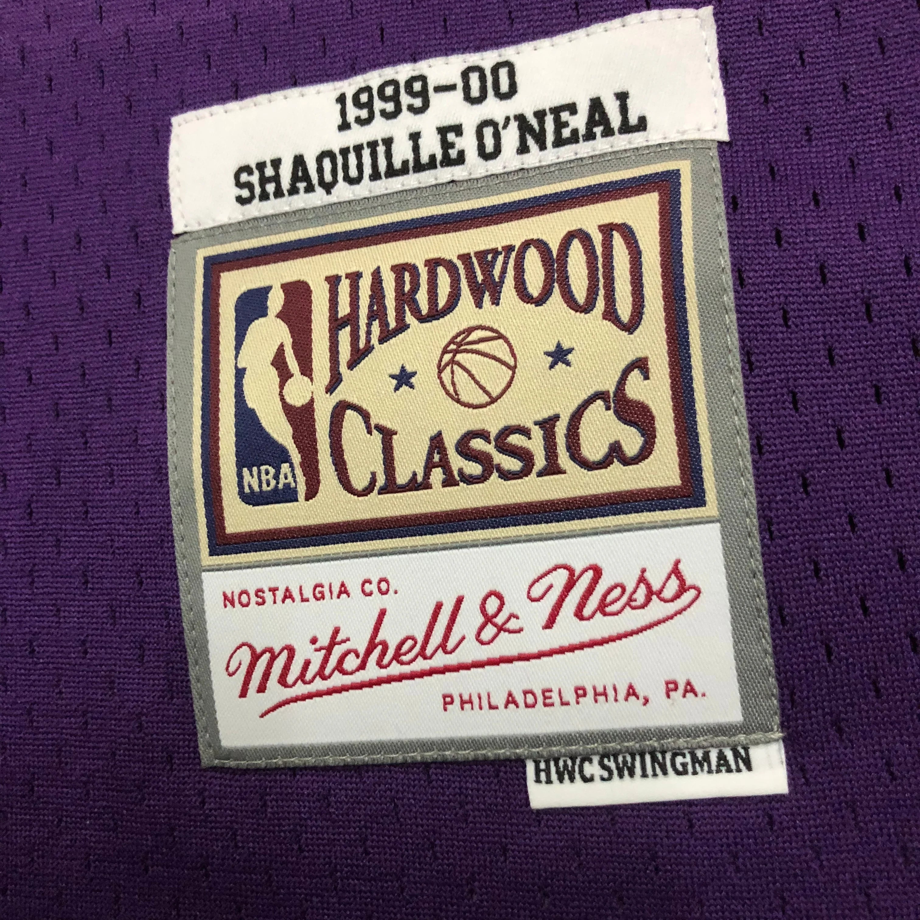 Regata Swingman Los Angeles Lakers Mitchell & Ness Roxa Hardwood Classics 1999/00 - OGJERSEYSHOP