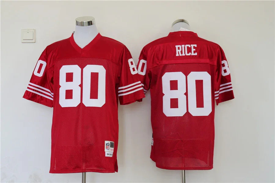 Jersey San Francisco 49ers Mitchell & Ness Throwback Vermelha - OGJERSEYSHOP