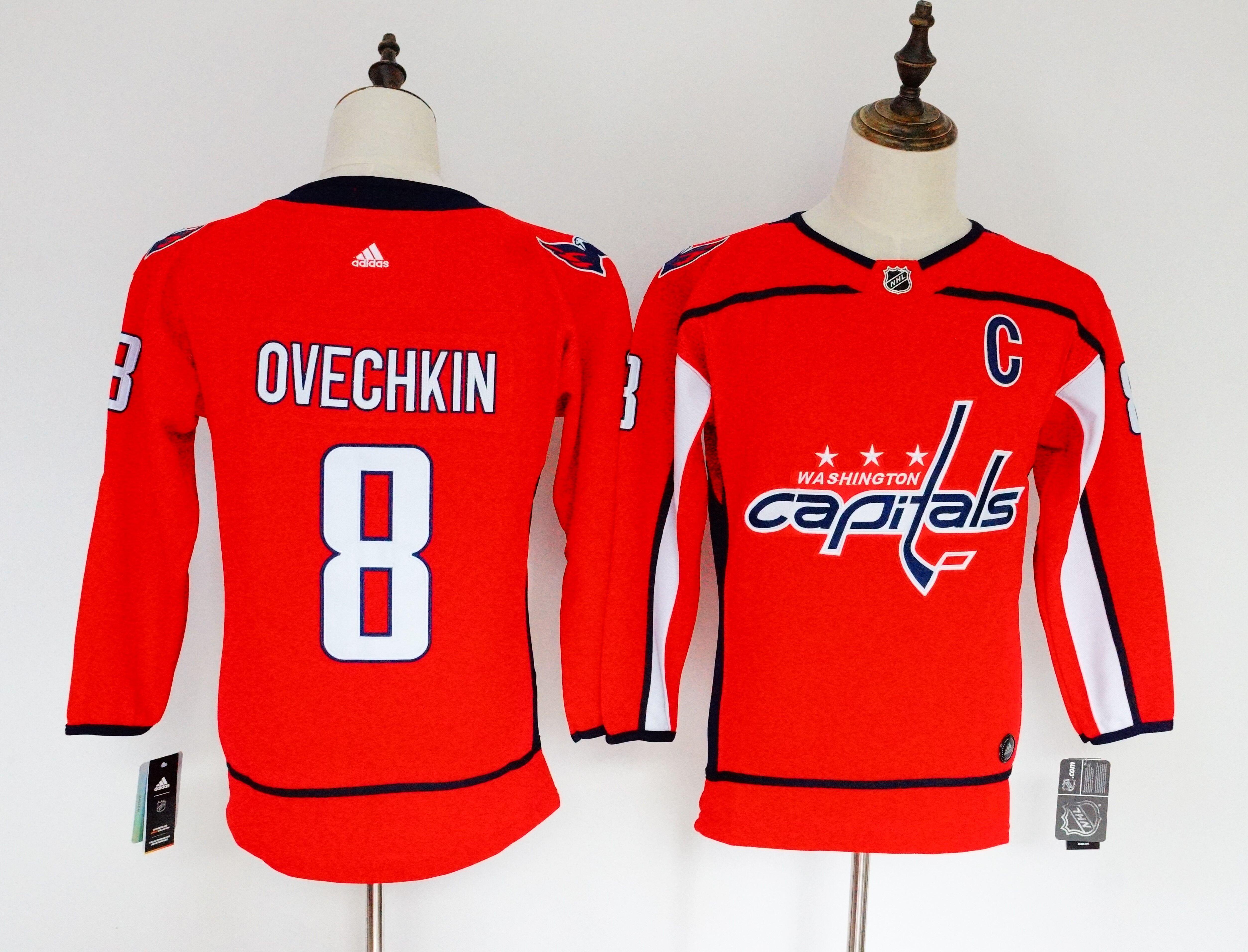 Jersey Washington Capitals Vermelha - OGJERSEYSHOP