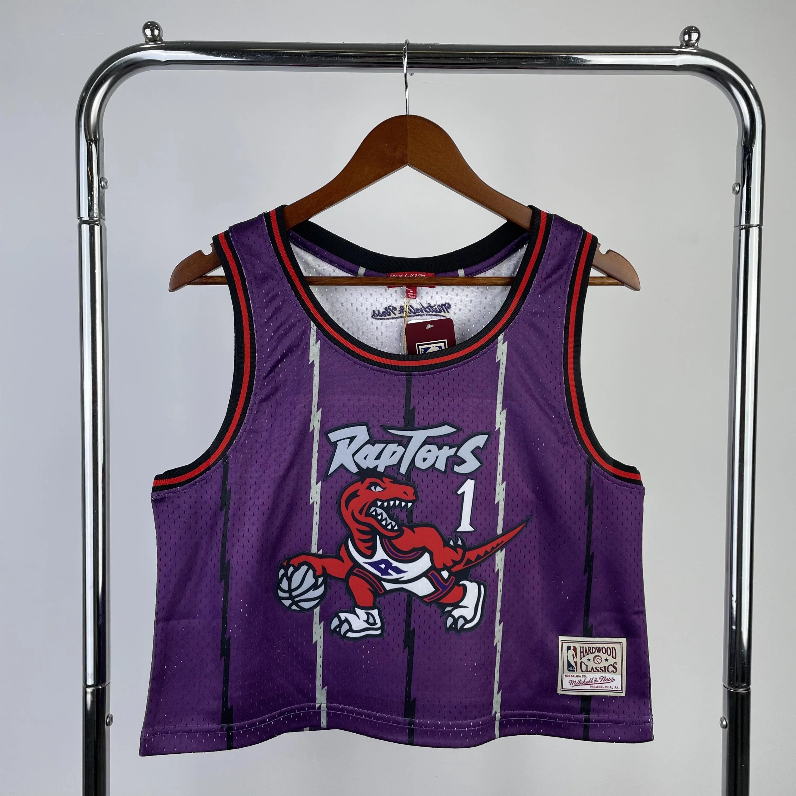 Regata Cropped McGrady Toronto Raptors Mitchell & Ness Hardwood Classics - OGJERSEYSHOP