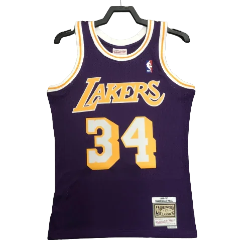Regata Swingman Los Angeles Lakers Mitchell & Ness Roxa Hardwood Classics 1996/97 - OGJERSEYSHOP