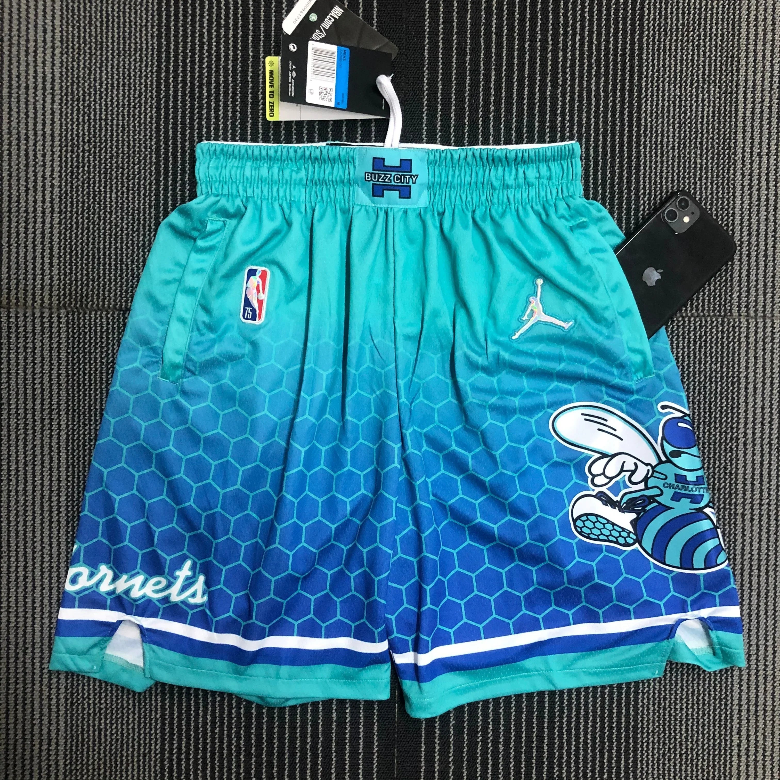 Short Charlotte Hornets City Edition Diamante 75th - OGJERSEYSHOP