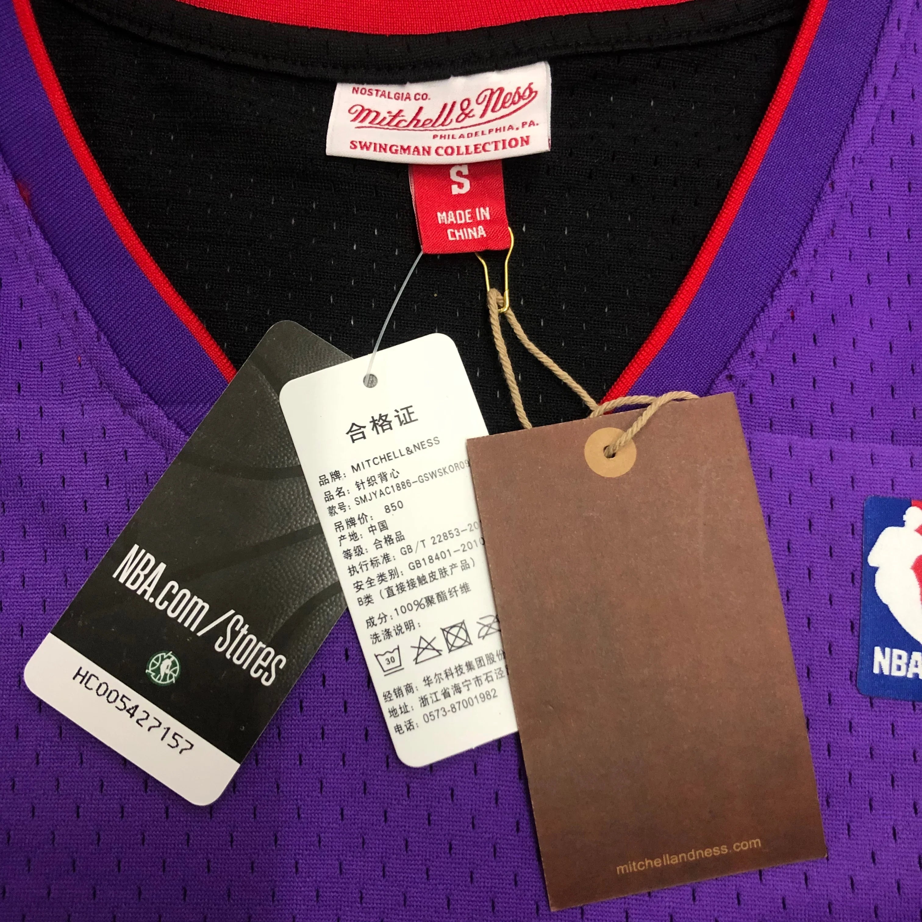 Regata Swingman Toronto Raptors Mitchell & Ness Hardwood Classics 1999/00 - OGJERSEYSHOP