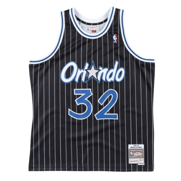Regata Swingman Orlando Magic Mitchell & Ness Hardwood Classics 1994/95 Preta - OGJERSEYSHOP