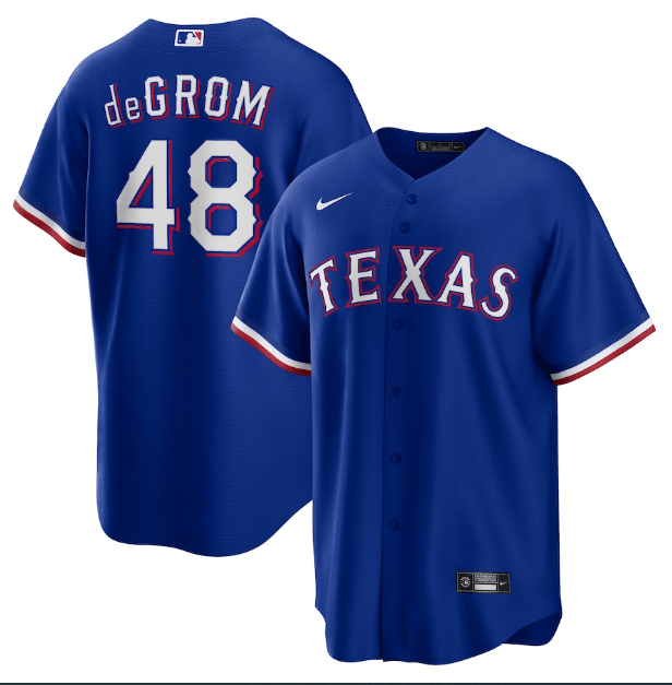 Jersey Texas Rangers Azul Torcedor - OGJERSEYSHOP