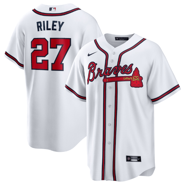 Jersey Atlanta Braves Branca Torcedor - OGJERSEYSHOP