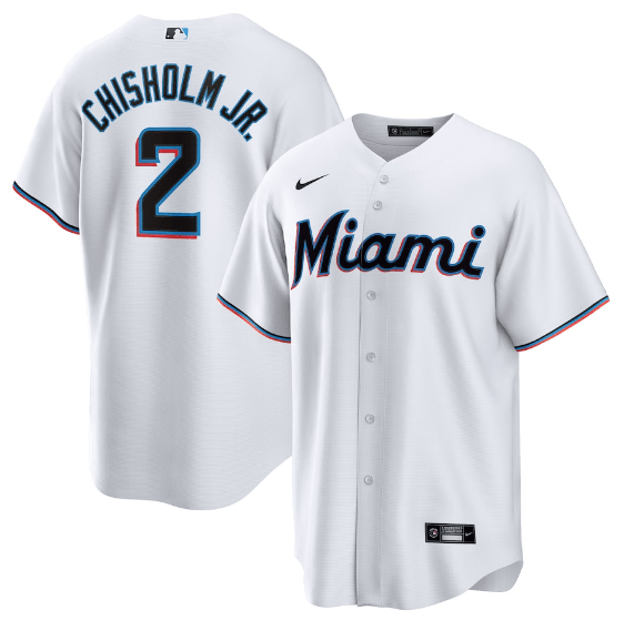 Jersey Miami Marlins Branca Torcedor - OGJERSEYSHOP