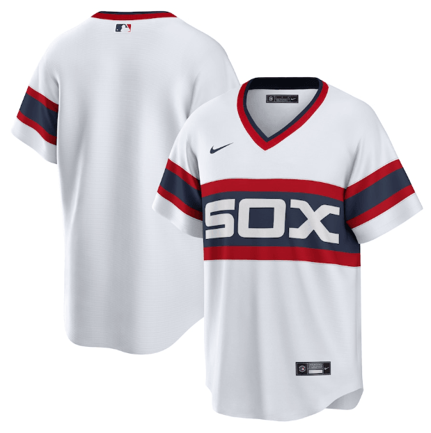 Jersey Chicago White Sox Branca/Azul Torcedor - OGJERSEYSHOP