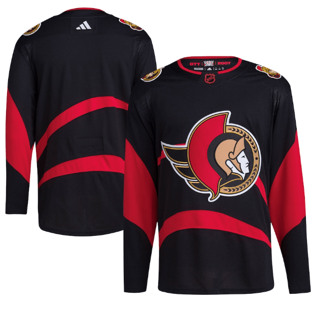 Jersey Ottawa Senators Reverse Retrô 2.0 - OGJERSEYSHOP