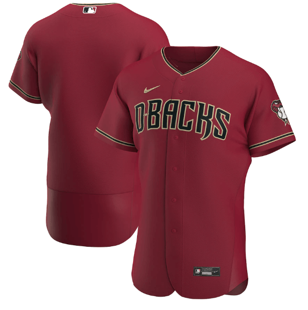 Jersey Arizona Diamondbacks Vermelha Authentic - OGJERSEYSHOP
