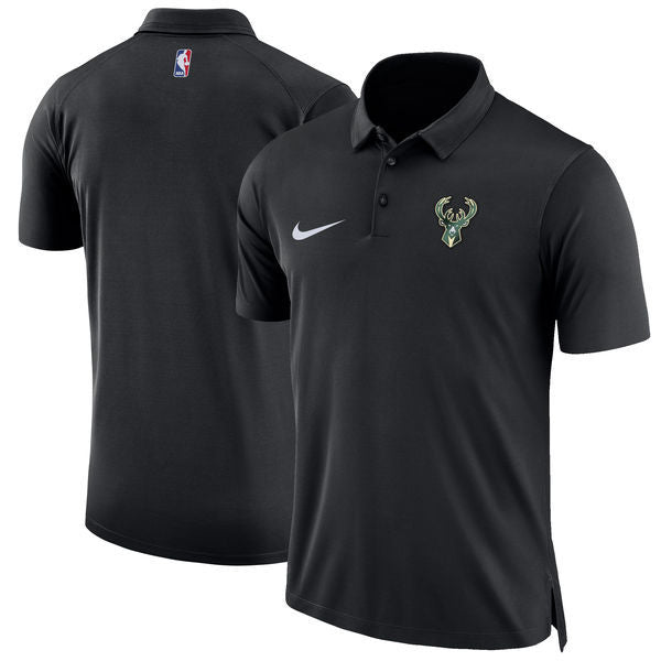 Camisa Polo Nike Milwaukee Bucks - Preta - OGJERSEYSHOP