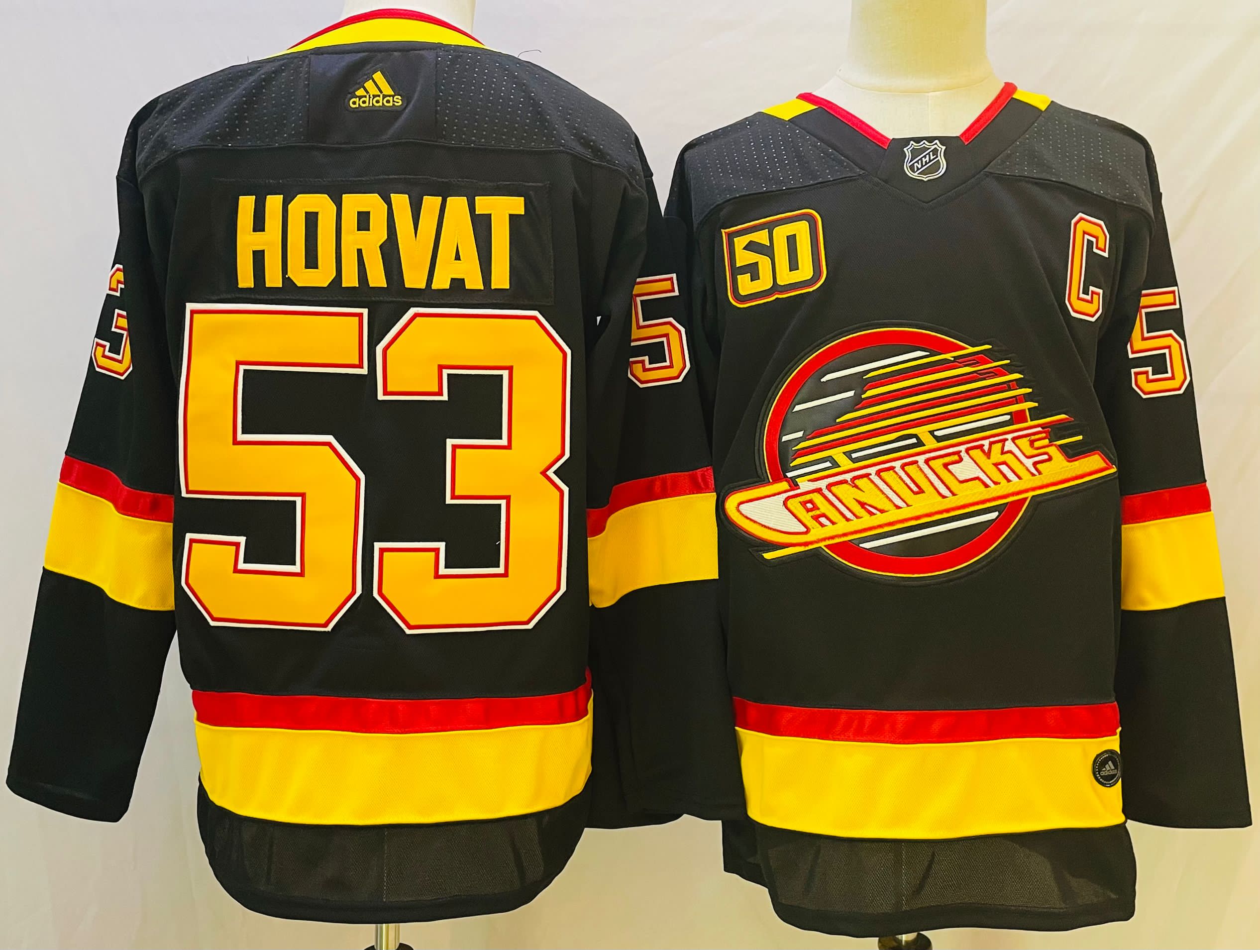 Camisa NHL Vancouver Canucks Jersey Preta