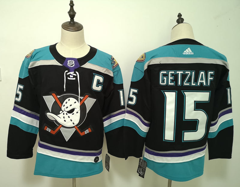 Jersey Anaheim Ducks Preta/Azul