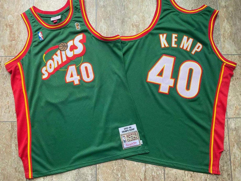 Regata Authentic Seattle Supersonics Shawn Kemp 1995/96 - OGJERSEYSHOP