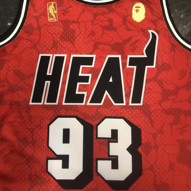 Regata Swingman BAPE X Miami Heat Mitchell & Ness Hardwood Classics 1993 - OGJERSEYSHOP