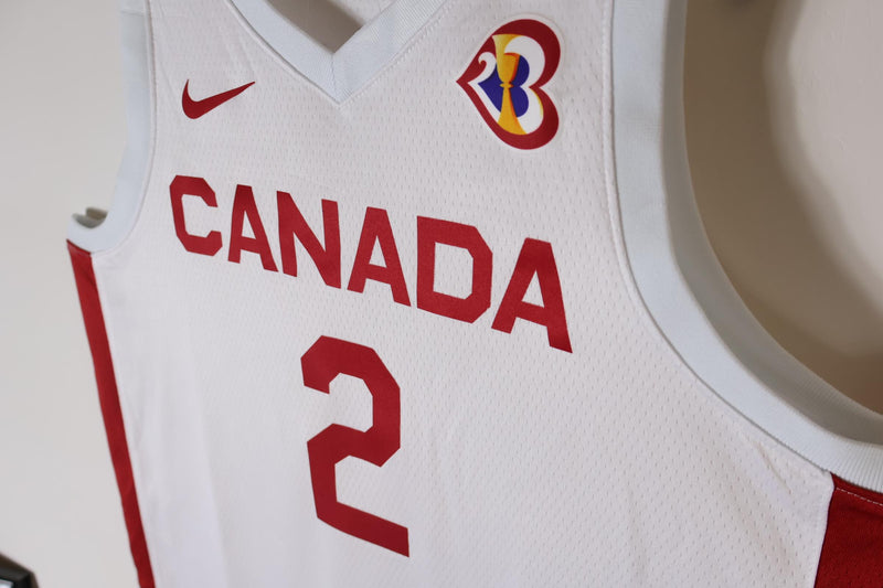 Regata Canadá FIBA World Cup 2023 - Branca - OGJERSEYSHOP