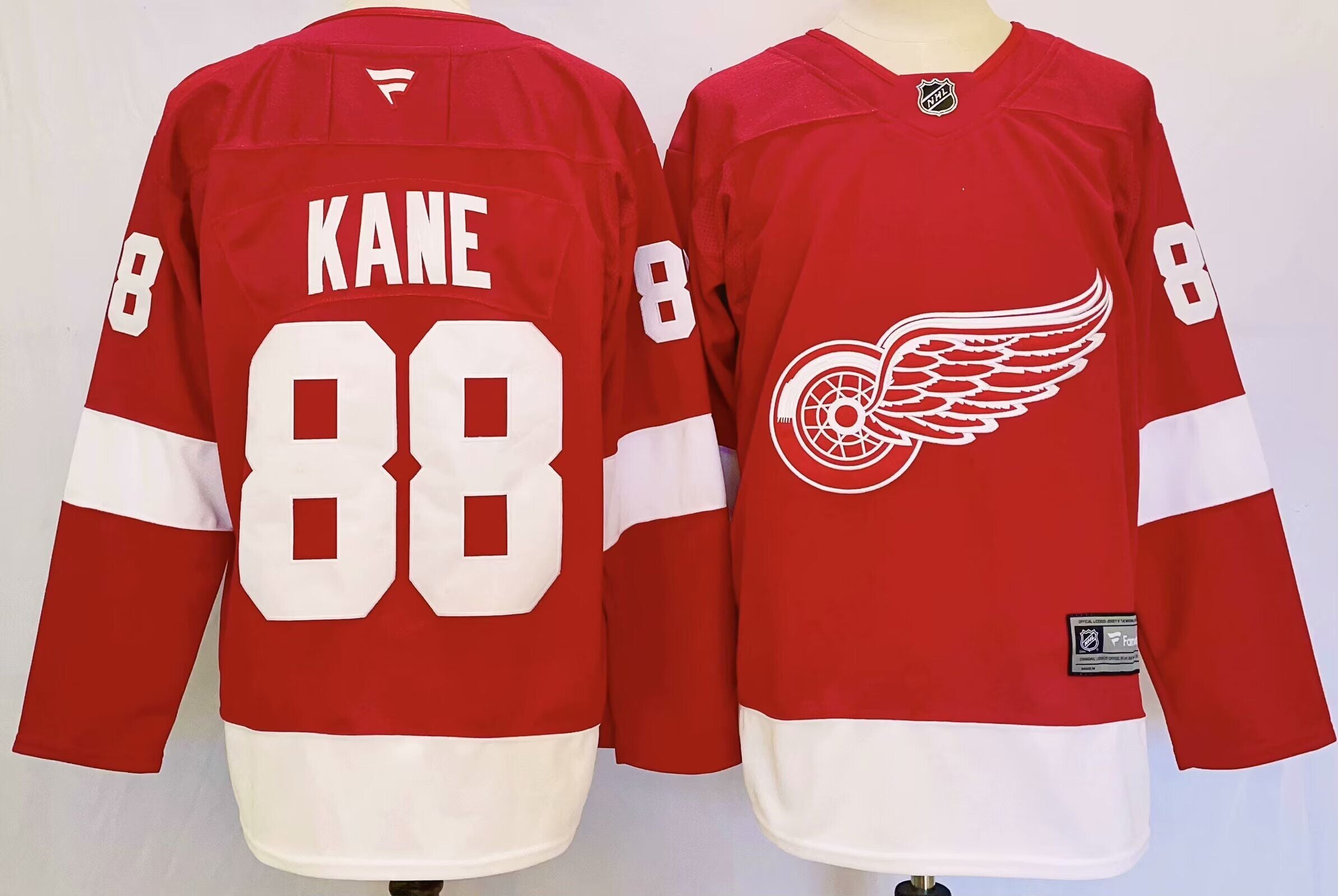 カニエ着用　detroit red wings シャナハン　ユニフォームレプリカ Camisa NHL Detroit Red Wings Fanatics Jersey Vermelha