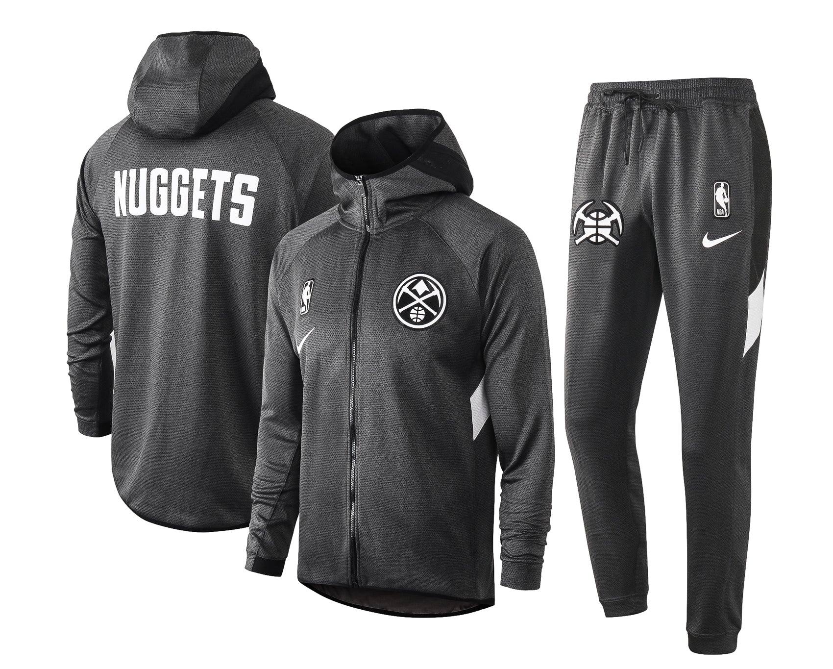 Conjunto Nike Therma Flex Denver Nuggets Preto Treino - OGJERSEYSHOP