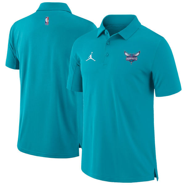 Camisa Polo Nike Charlotte Hornets - Azul - OGJERSEYSHOP