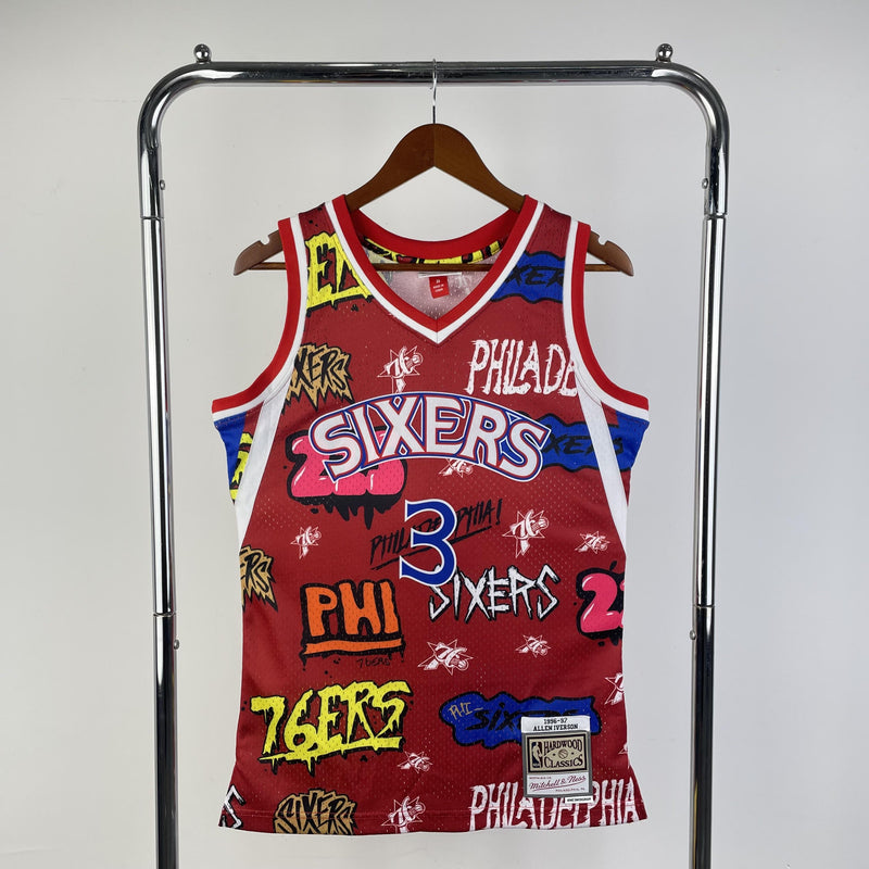 Regata Swingman Slap Sicker Philadelphia 76ers Mitchell & Ness 1996/97 - OGJERSEYSHOP