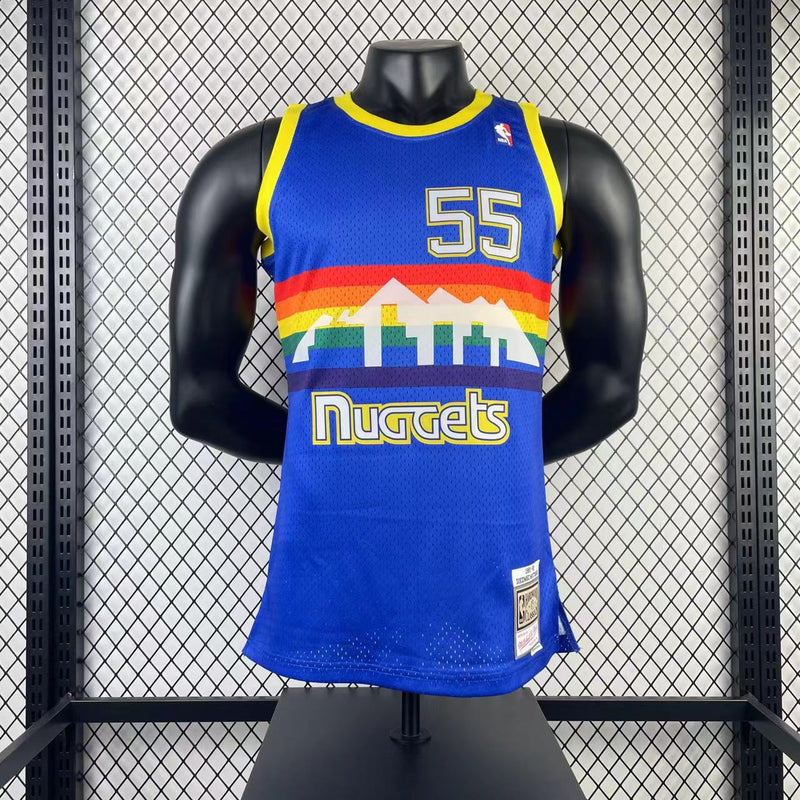 Regata Swingman Denver Nuggets Mitchell & Ness Hardwood Classics 1991/92 Azul - OGJERSEYSHOP