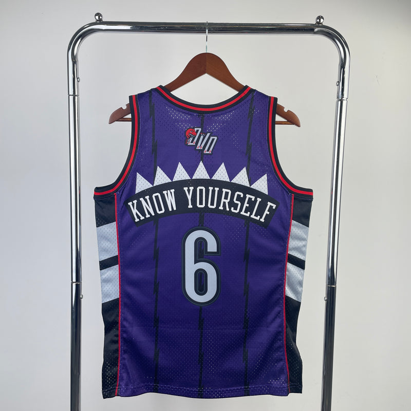 Regata Swingman Toronto Raptors OVO x Mitchell & Ness Roxa - OGJERSEYSHOP