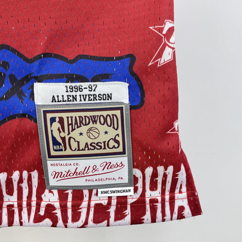 Regata Swingman Slap Sicker Philadelphia 76ers Mitchell & Ness 1996/97 - OGJERSEYSHOP