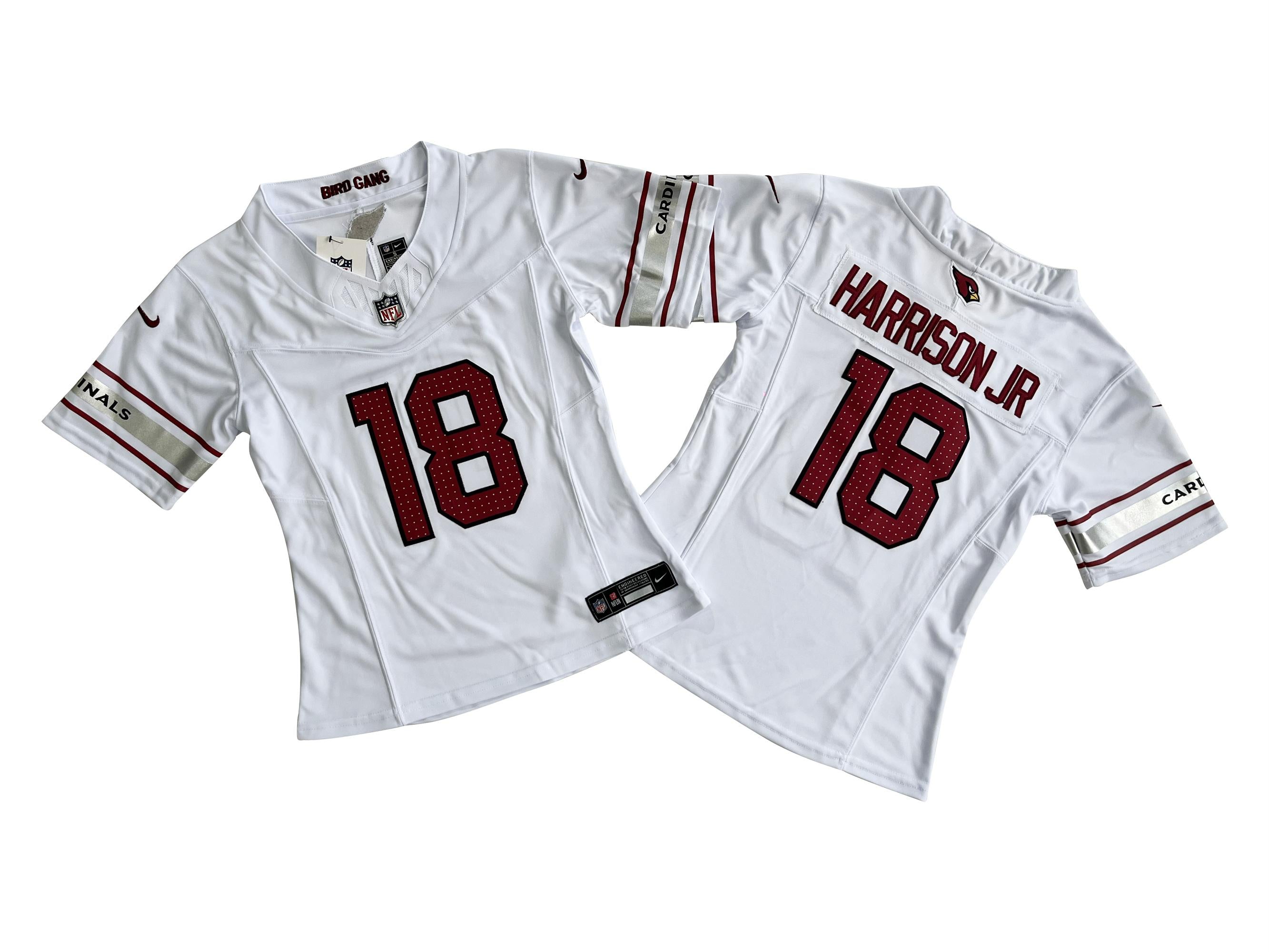 Camisa NFL Feminina Arizona Cardinals Vapor F.U.S.E. Limited Jersey Branca