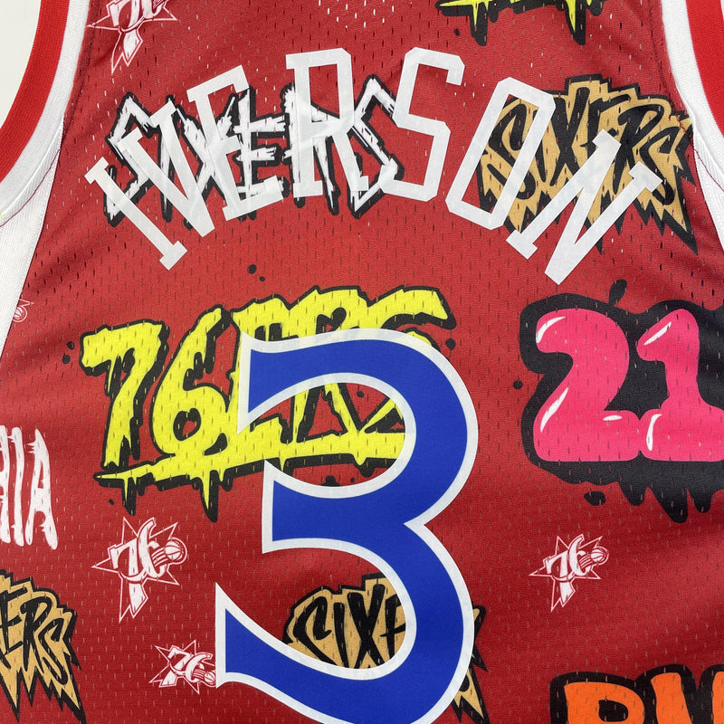 Regata Swingman Slap Sicker Philadelphia 76ers Mitchell & Ness 1996/97 - OGJERSEYSHOP