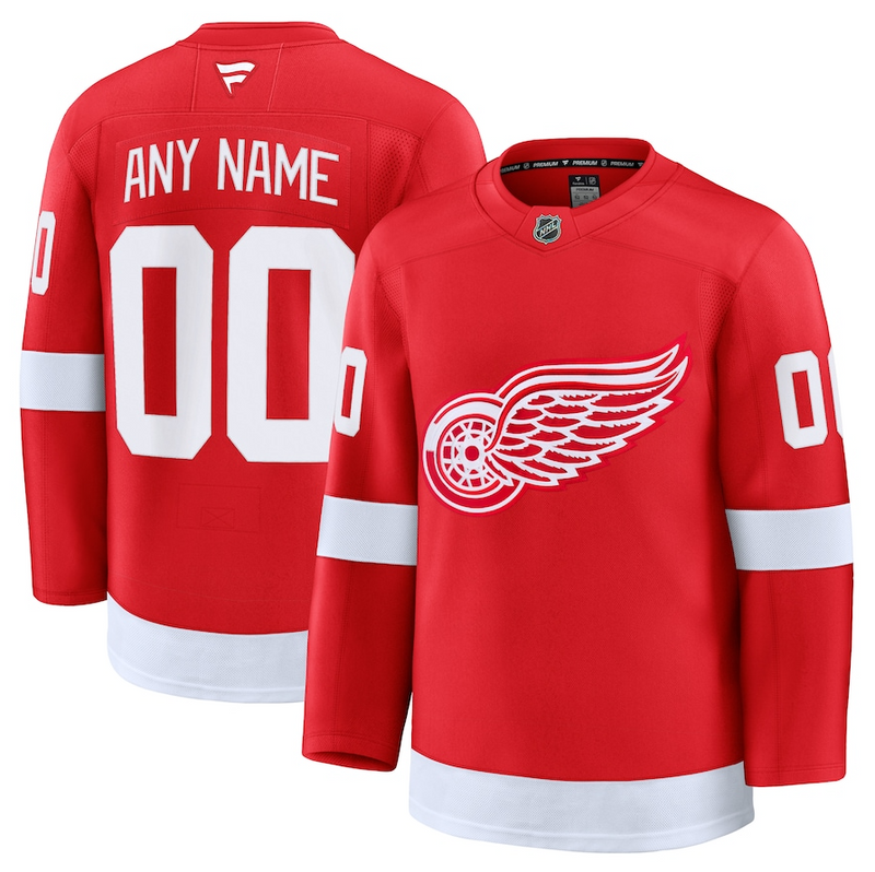 Jersey Detroit Red Wings Fanatics Home Premium Vermelha