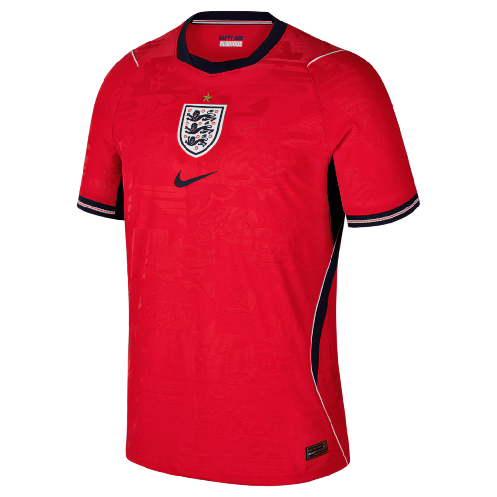 Jersey Seleção Inglaterra 2026 Jogador Masculina - Vermelha