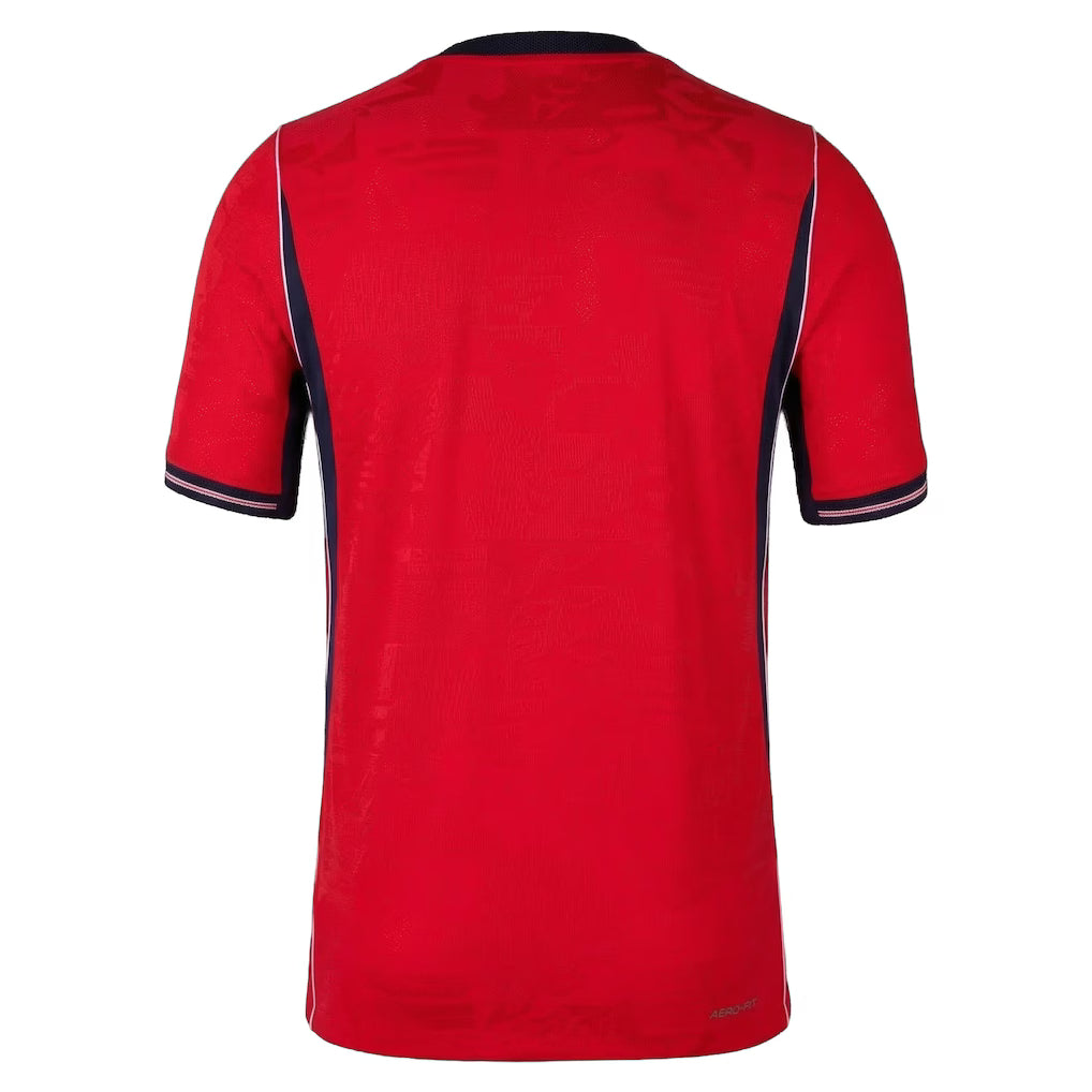 Jersey Seleção Inglaterra 2026 Jogador Masculina - Vermelha