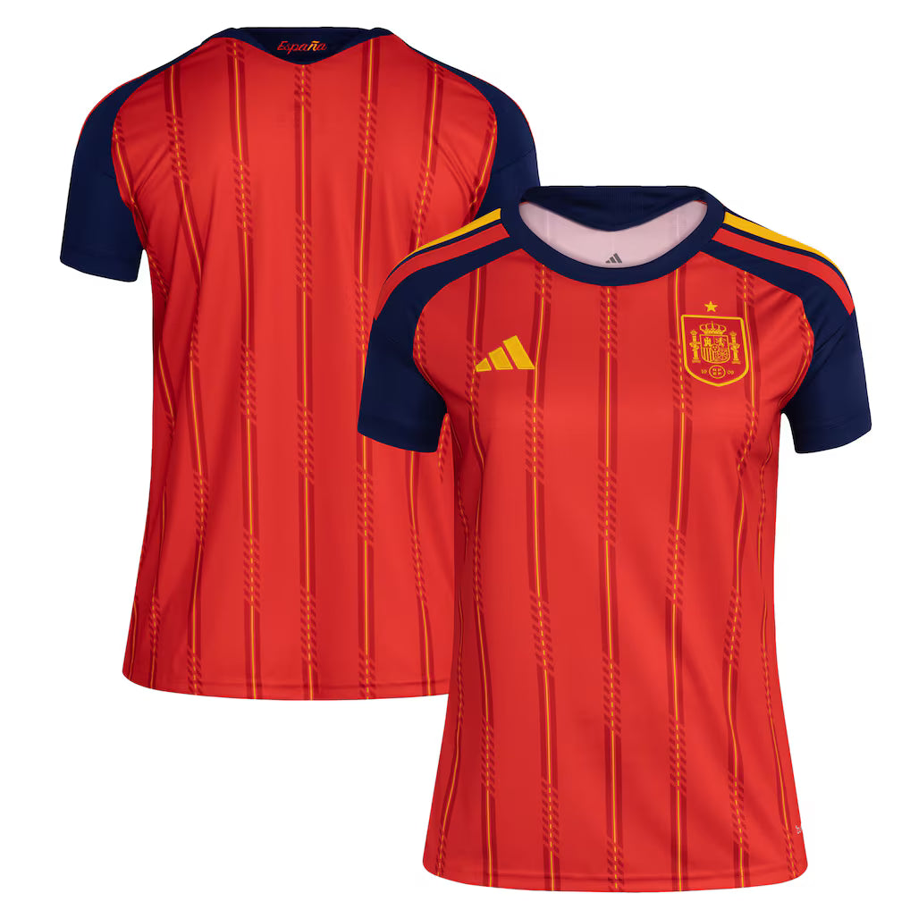 Jersey Seleção Espanha 2026 Torcedora Feminina - Vermelha