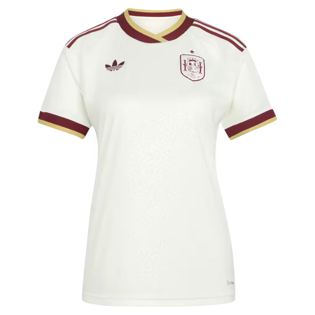 Jersey Seleção Espanha 2026 Torcedora Feminina - Branca