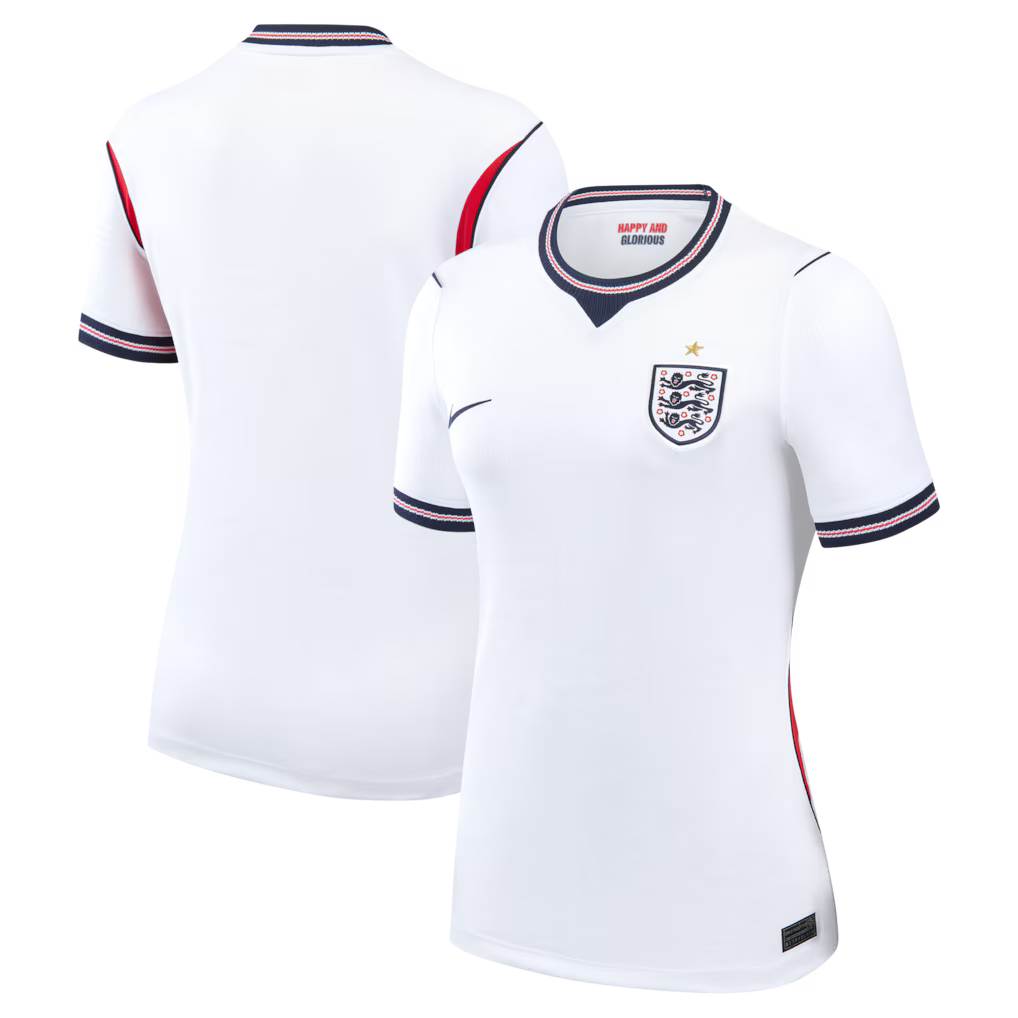 Jersey Seleção Inglaterra 2026 Torcedora Feminina - Branca