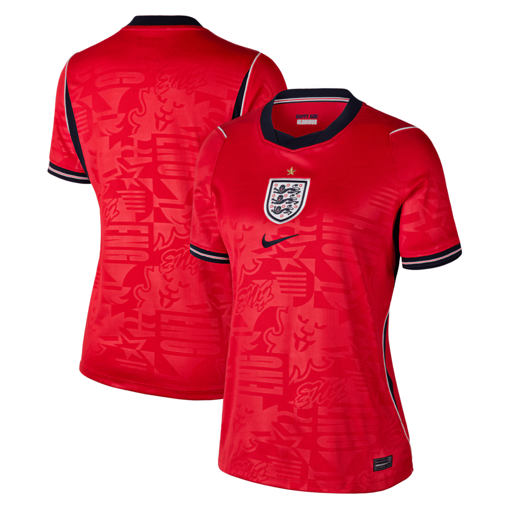 Jersey Seleção Inglaterra 2026 Torcedora Feminina - Vermelha